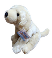 Animal Alley NWT Lovey Security Plush Puppy Dog Cream Tan Yellow Labrador
