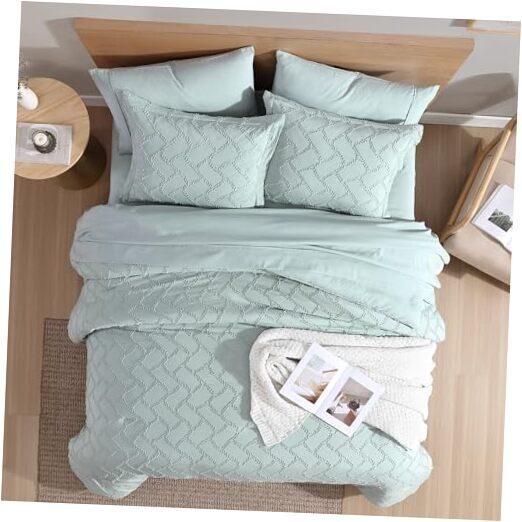 Queen Comforter 7 Pieces, Boho Bedding Comforter Queen (90