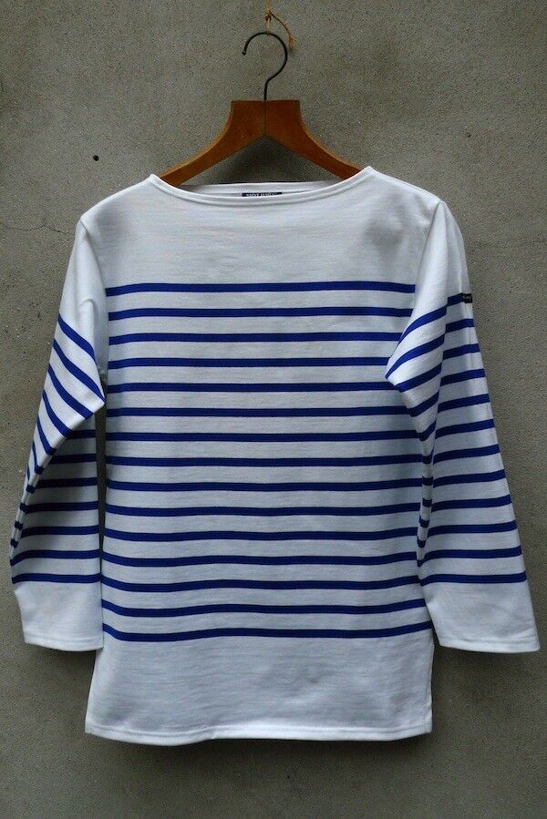 Pablo Picasso Breton Shirt (White & Blue) by Saint James