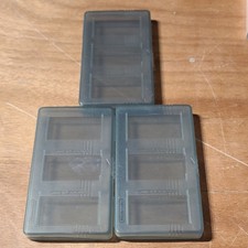 Nintendo Game Boy Advance Cartridge Cases Lot of 3 Official Plastic Storage