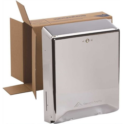#ad Georgia Pacific 56620 Chrome Combination C Fold Multifold Paper Towel Dispenser $63.71