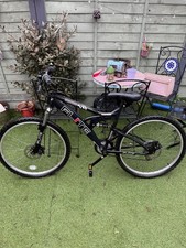 Flite Phaser 18" (45.7cm) Dual Suspension Bike In Black/red great condition