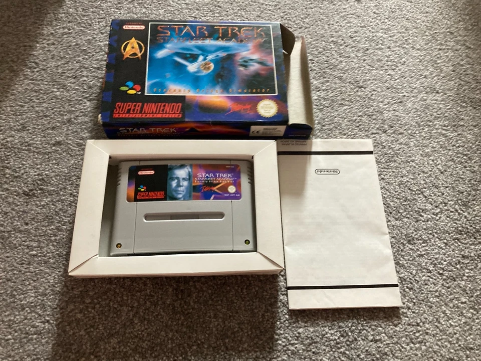 Star Trek Starfleet Academy Super Nintendo SNES - Image 2 of 4