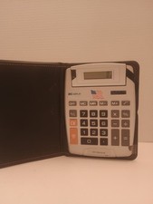 Calculator Big Display 8-digits Electronic flip top, pre owned- Works