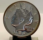 2005 LIBERTY-TORCH & LIBERTY  $10 DOLLAR USA PROOF 1 oz. .999 Silver Rim Toner