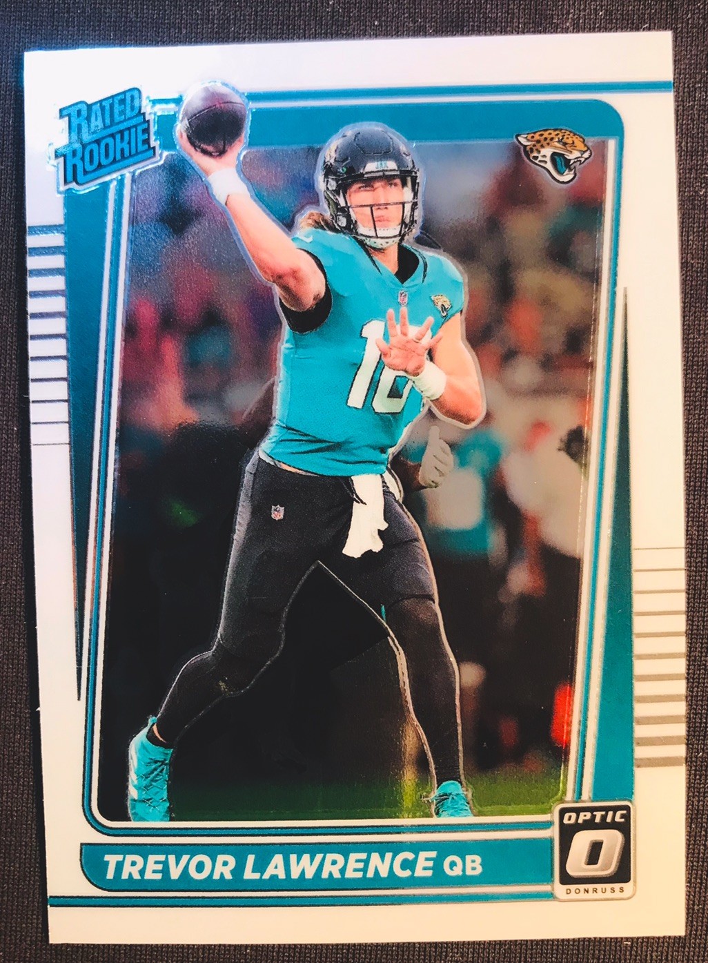 2021 Panini Donruss Optic Football - Rated Rookie Trevor Lawrence #201 (RC) Jags