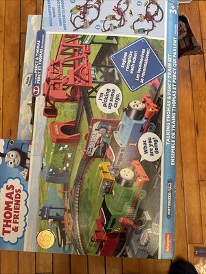 Thomas And Friends Talking Percy Train Track Set Incomplete
