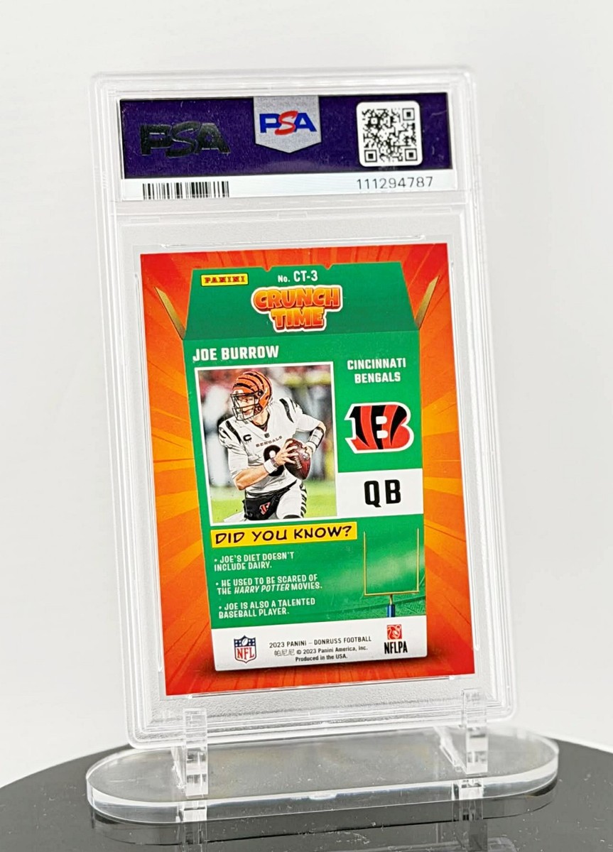 2023 Panini Donruss - Crunch Time Joe Burrow #CT-3 for sale online