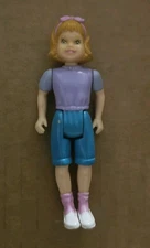 Vintage Playskool Dollhouse Figurine Girl Sister Doll