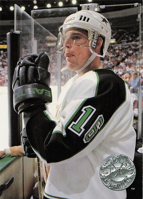1991-92 Pro Set Platinum Brian Propp hockey card #187 Minnesota North Stars