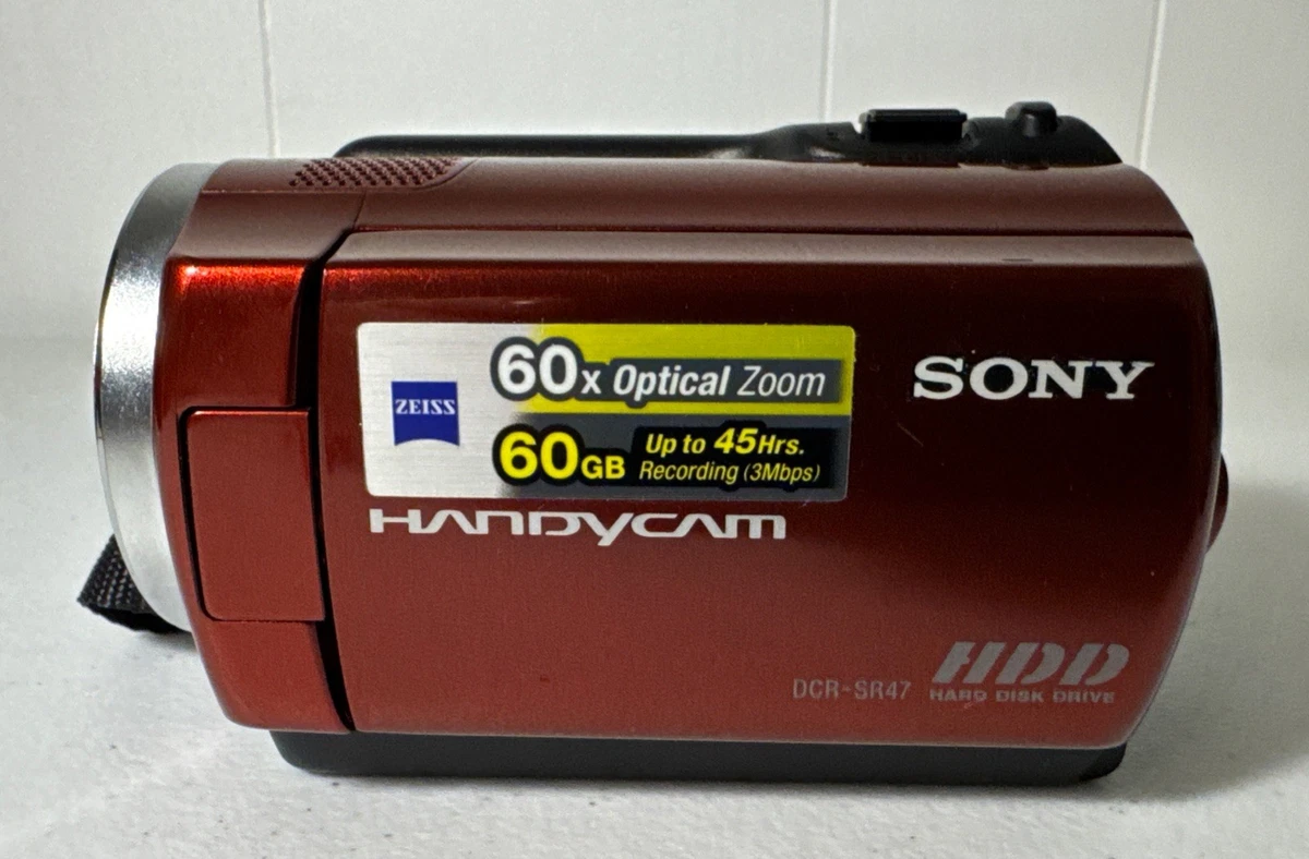 SONY Handycam フルHD 60GB HDD Las mejores ofertas en Sony Handycam Rojo Unidad de disco duro