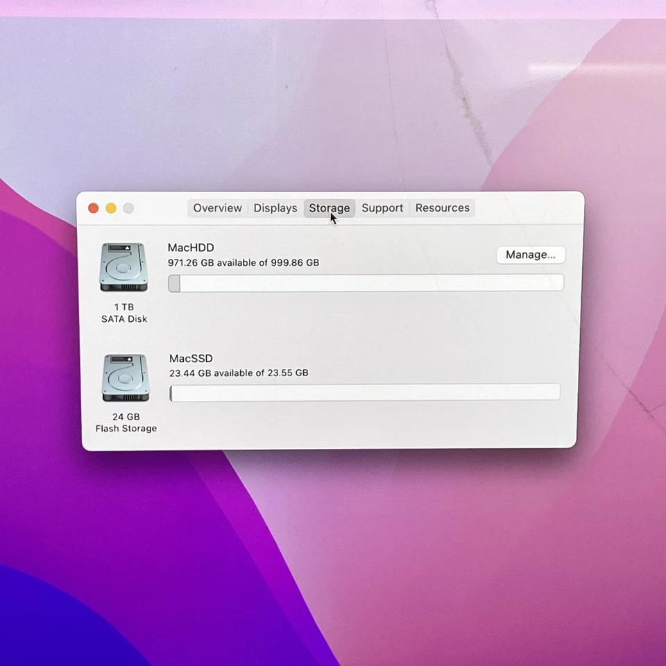 Apple A1418 iMac Retina 4k 21.5" 2015 3.1GHz i5 16GB RAM 1TB Fusion - Cracked - Image 4 of 4