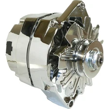 Alternator For Chrome Chevy 105 Amp One 1-Wire 65-85; 400-12395