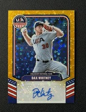 🔥2026 Prizm USA Stars & Stripes Dax Whitney /10 Gold Disco Autograph SSP🔥