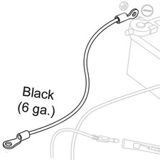 Warn 6 Gauge Cable - Black - 36 69650 Warn 6 Gauge Cable - Black - 36 69650