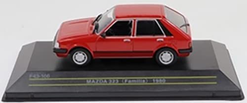 FIRST:43 1/43 Mazda 323 (Familia) 1980 Red Overseas Specification