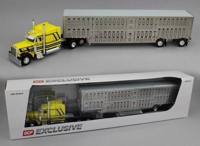 DCP ダイキャストプロモーション 1/64 Peterbilt 379 ① 1/64 DCP BLACK SILVER ORANGE PETERBILT 379 60