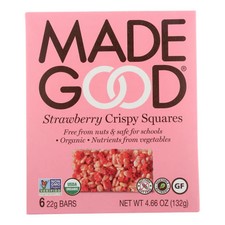 Crispy Squares Strawberry Case of 6 X 4.68 Oz