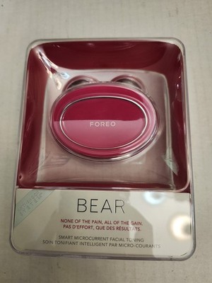 Foreo Bear Smart Microcurrent Facial Toning Device Fushia - NEW W/out STAND