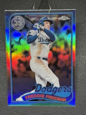 2024 Topps Chrome Update 1989 35th Anniversary Freddie Freeman #89CU-16 Dodgers