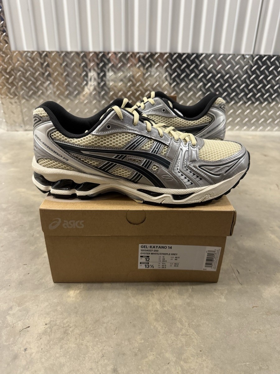 ASICS Gel Kayano 14 Oyster White Steeple Grey Sizes 9-13 NEW W