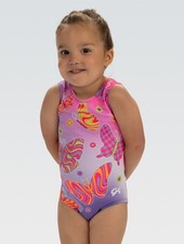 GK Elite Gymnastics Leotard Child Medium CM 6/8 Dance Ballet Bodysuit Costume