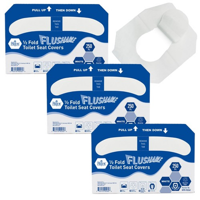 #ad #ad MED PRIDE Disposable Toilet Seat Covers Flushable Travel Public Restrooms 500ct $19.54