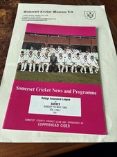 Refuge Assurance League Programme 1989 - Somerset v Sussex