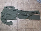 VINTAGE MILITARY JACKET & PANTS VIETNAM ERA US AIR FORCE OG0=107 SATEEN #24
