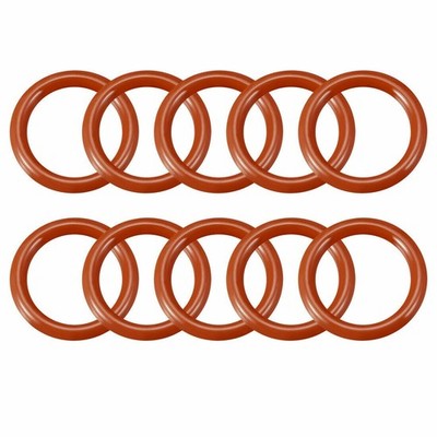 Silicone O-Ring 23mmx16.8mmx3.1mm VMQ Seal Rings Sealing Gasket Red 10PCS  KD *t
