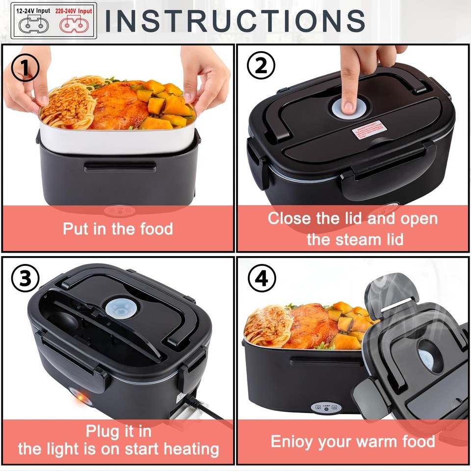 HEAT.ME Lunchbox Kit BASIC - Macht Jede Brotdose Zur Beheizbaren Lunchbox