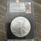 2025 W American Silver Eagle MS70 S$1 NGC, West Point, Early Release, 1oz