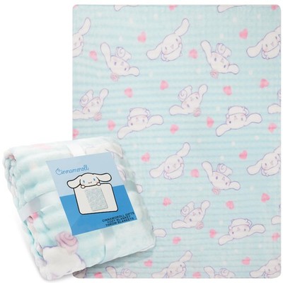 Hello Kitty Sanrio Waffle Blanket for Girls, Teens, Women, 51 x 59 in, Cinnam...