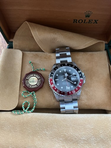 Rolex GMT-Master II 16710 Coke Black Dial 40mm Automatic Steel Watch 2000 W/ Box