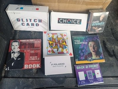 SMALL BOX W/ MAGIC TRICKS,LOT  #4 /NEW & USED, See Pictures FOR ALL