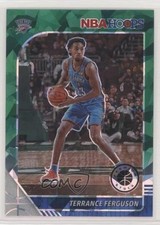 2019 NBA Hoops Premium Stock Green Cracked Ice Prizm Terrance Ferguson #135 03zv