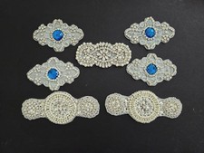 7 DIY APPLIQUE PARTS!  SILVER DIY APPLIQUE TRIM