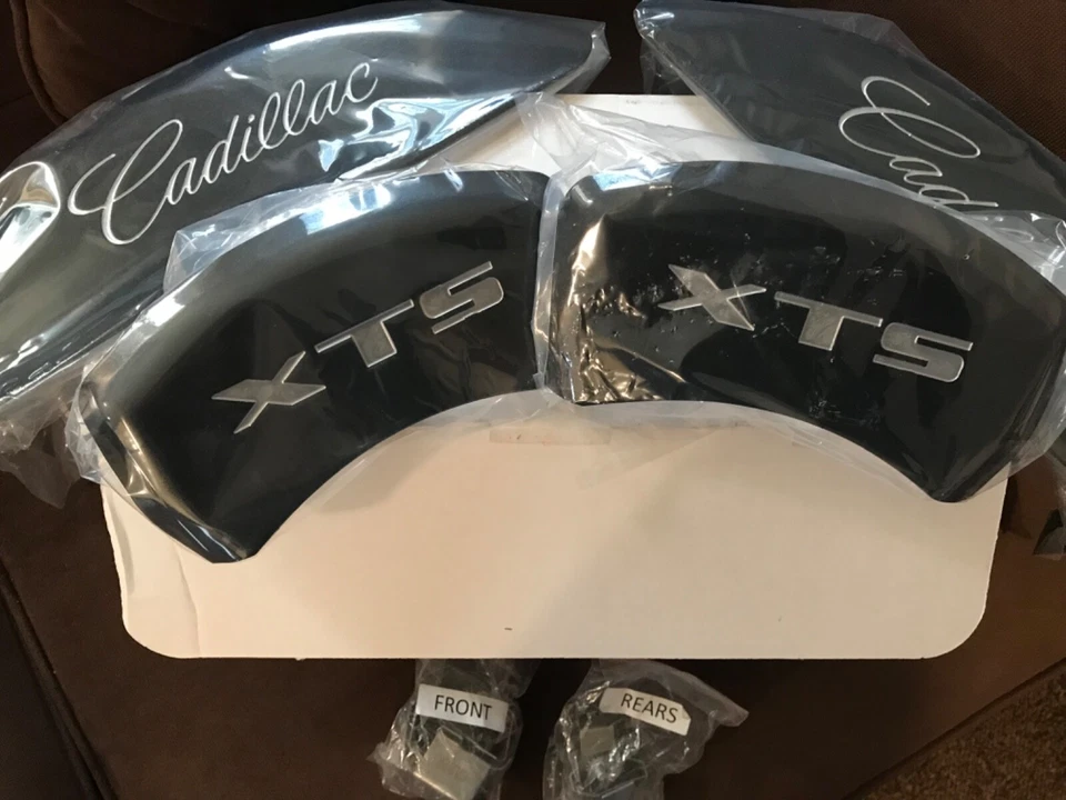 Cubierta de pinza de freno MGP 2014 Cadillac XTS Premium Black Diamond TriCoat (NUEVO) Foto 2 de 4