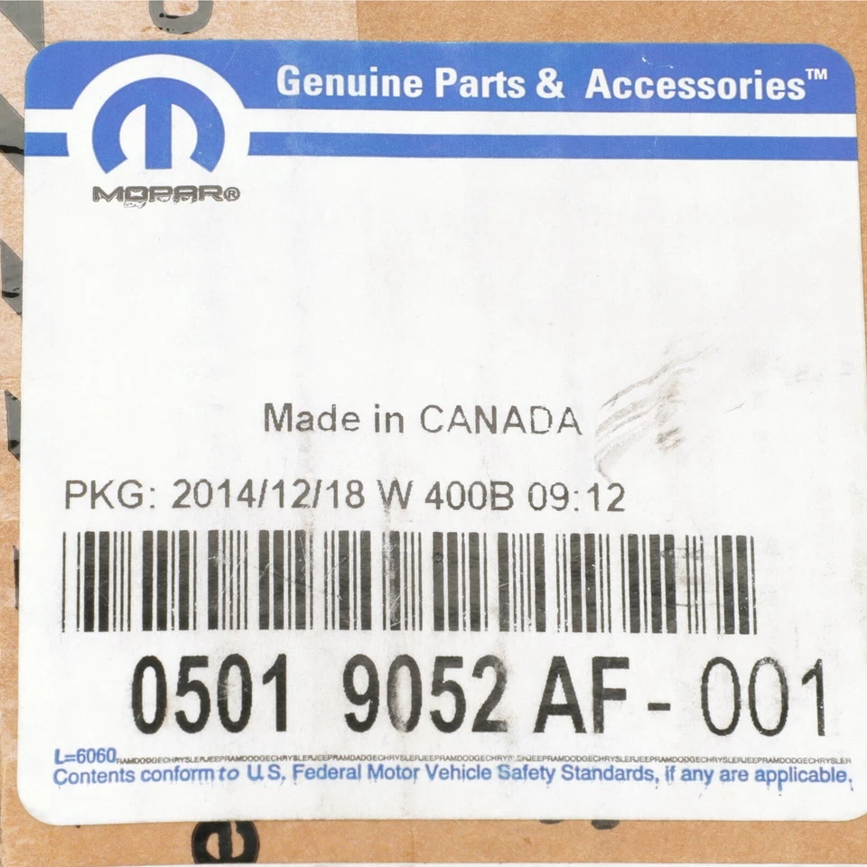 01-10 TOWN & COUNTRY GRAND CARAVAN RIGHT SIDE SLIDING DOOR LATCH MOPAR 5019052AF - Изображение 4 из 4