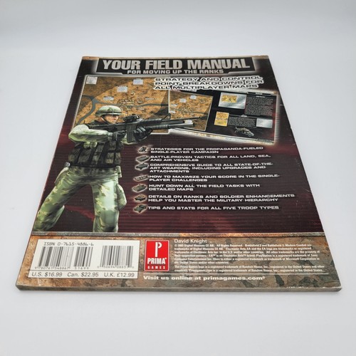 Battlefield 2 Modern Combat Official Prima Game Guide Strategy EA PS2 Xbox 360 - Picture 2 of 10