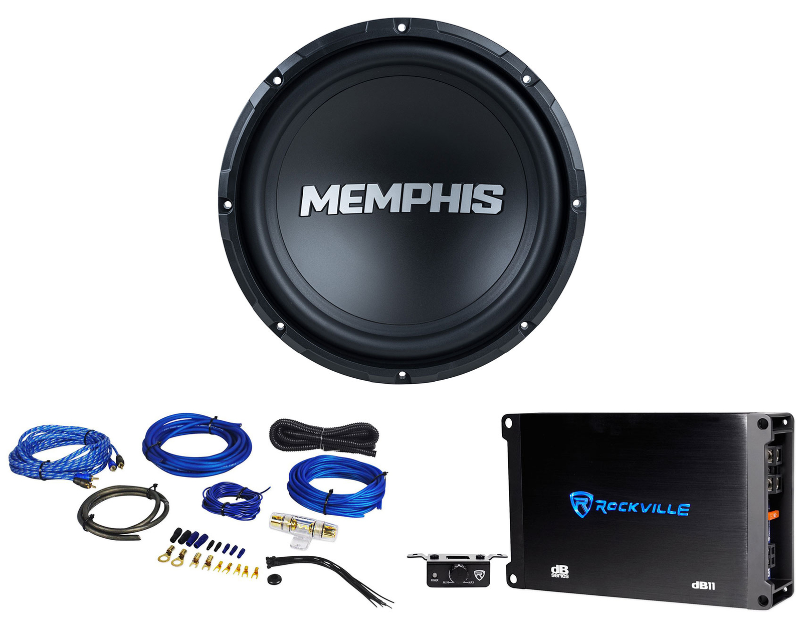 Memphis Audio SRX1244V 12 300 Вт RMS DVC 4 Ом Автомобильный сабвуфер Усилитель Комплект усилителей 25590₽