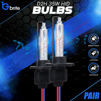 Neu 2 x D2H Cnlight XLX Xenon Birne Auto HID Projektor Linse Lampe Glühbirnen 12V 35W