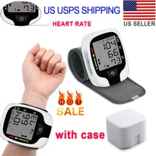 Blood Pressure Monitor Wrist LCD Digital BP Cuff Gauge Automatic Machine Tester