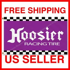 Hoosier Racing Tire Banner Flag 3x5 ft Car Show Garage Wall Decor Gift FREE Ship