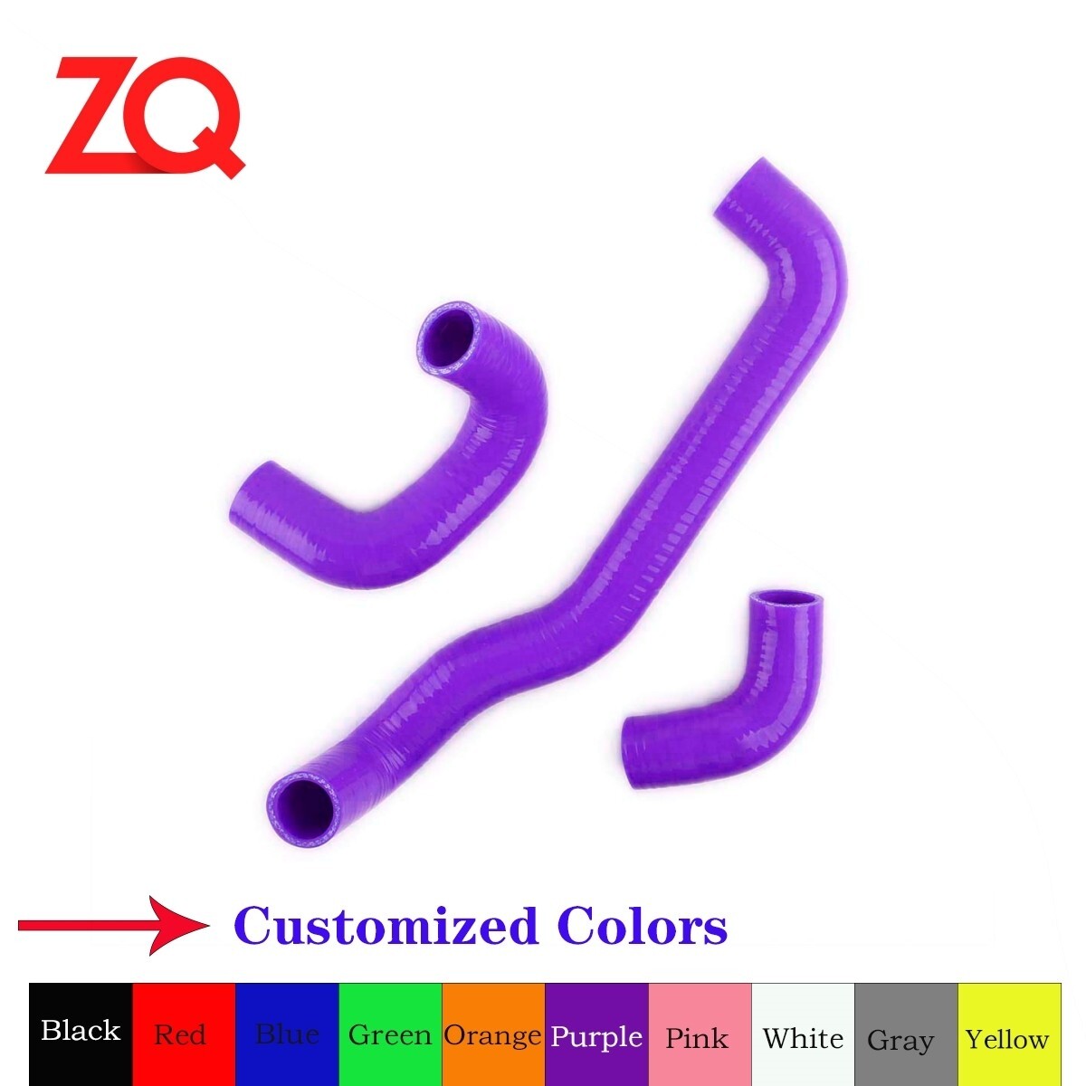 Silicone Hose Blue Tube For Abarth Grande Punto Alfa Romeo MiTo Giulietta 1.4 TB