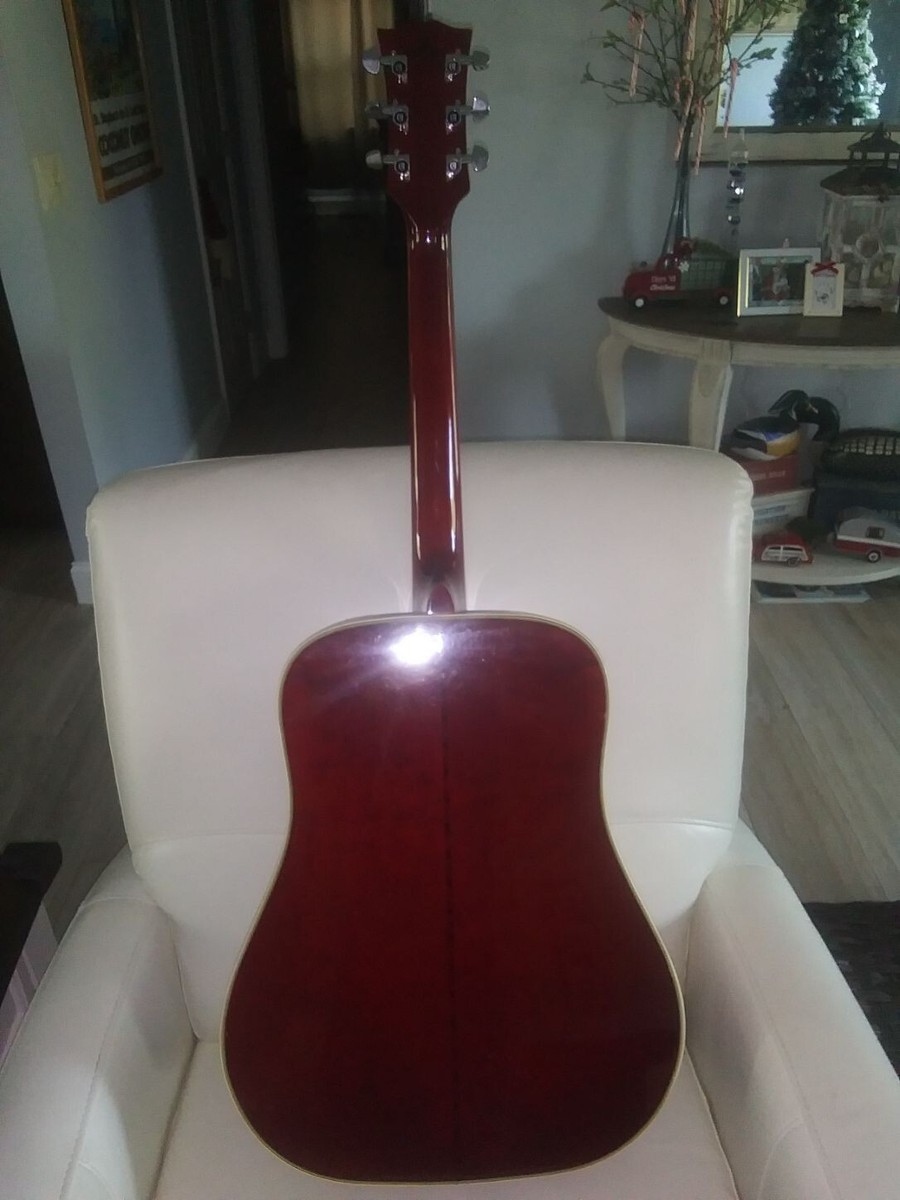 1970s Vintage Aria Dove Custom PW-35 Acoustic Guitar (old case