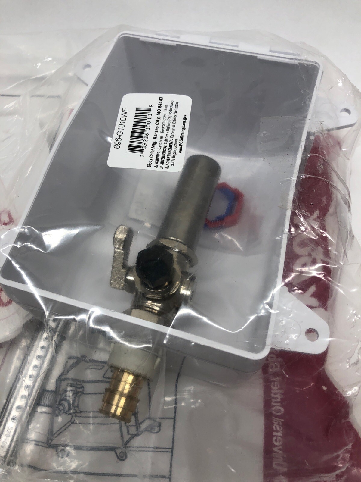 sioux chief ice maker box