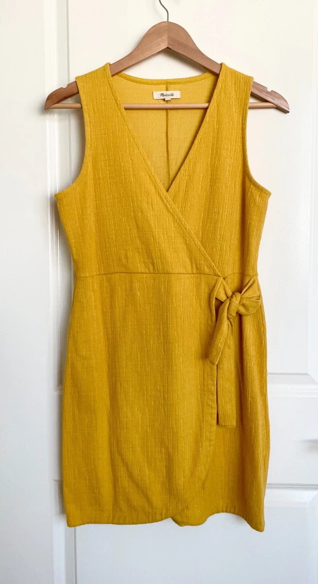 Madewell yellow best sale dress