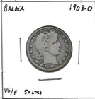 1908-O Barber Quarter VG/F