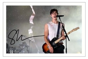 SHAWN MENDES Signed Autograph PHOTO Signature Fan Gift Print Music ...
